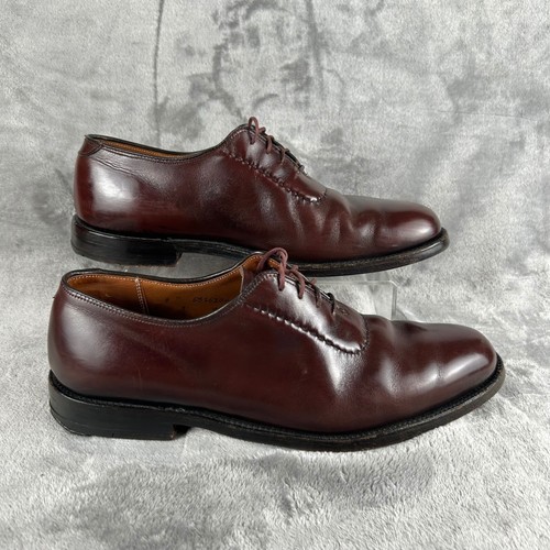 Alden mens burgundy leather - alden,