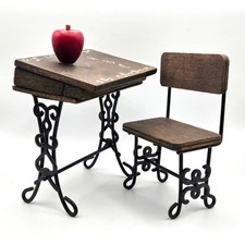 Vintage Miniature Wood  &