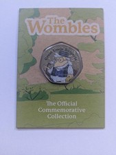 New 2023 The Wombles 50p Coin Fifty Pence Coloured Coin Great Uncle Bulgaria BU