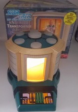 Rare Vintage Star Trek Action Figure Large Transporter Playset Boxed Light Sound