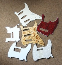 STRAT/TELE/JAZZ PATTERN Guitar  Scratch PlateS JOB LOT OF 6.