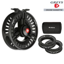 Greys Cruise Cassette Fly Fishing Reel - Reel Case + 2 Spare Spools - NEW 2024
