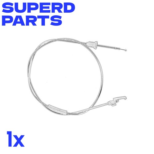 Engine hood cable fits vw - cable, fits: