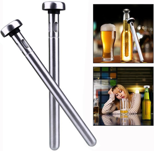 2pcs stainless steel beer - stainless,