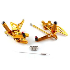 Gold CNC Adjustable Rearset