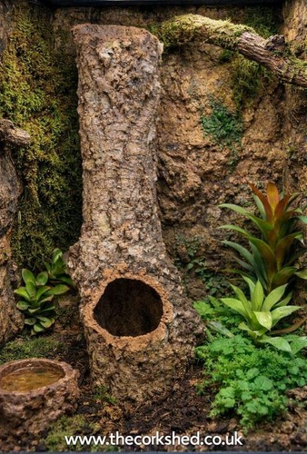 Cork bark tube - bark, 86cm