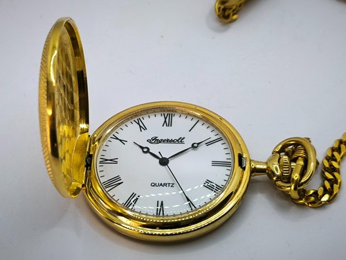 Ingersoll quartz gold tone - ingersoll,