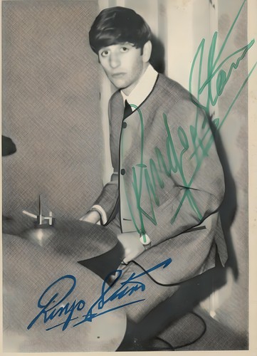 Ringo starr signed - signed, photograph