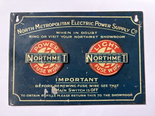 Old northmet fuse wire - northmet,