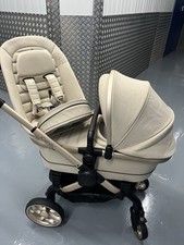 Icandy Peach 7 Biscotti 3 In 1 Pram Carrycot Pushchair Elevators Raincover