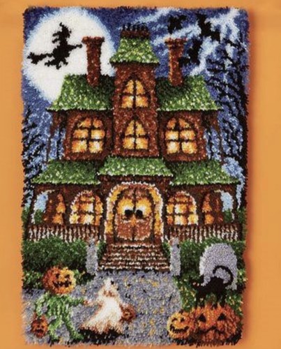 Large scary halloween haunted - large,