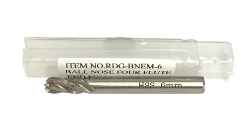 6mm ball nose - 6mm, hss