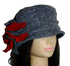 Cloche Hat Platania Wool