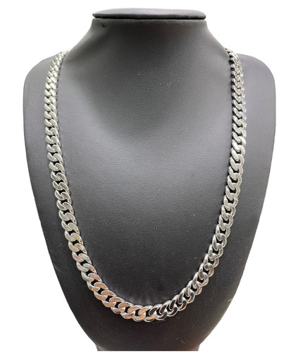 9ct white gold curb - 9ct,