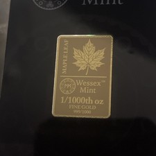 Stunning    1/1000th Gold Bar