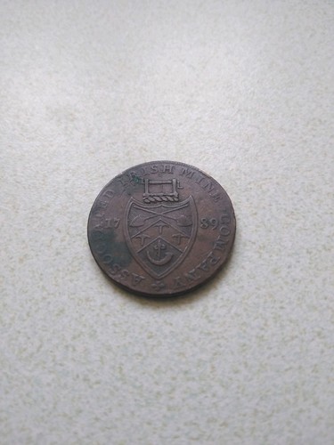 1789 cronebane halfpenny - 1789,