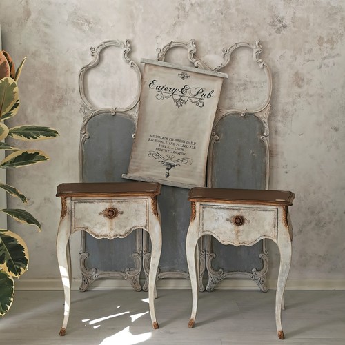 Beautiful pair bedside - beautiful,