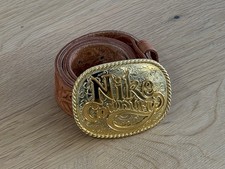 Nike Country Tan Hand Tooled