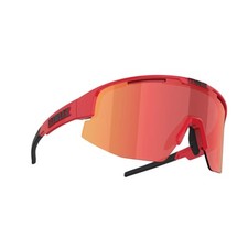 Bliz Matrix Sunglasses Matt Red Frame / Brown With Red Multi Lens - Size M/L