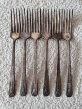 6 X Silver Plated Oneida