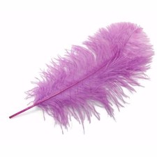 Ostrich Feathers - Lilac -10"