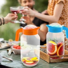 2 X 1.5L WATER JUICE JUG GLASS