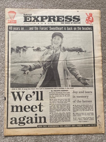 Daily express newspaper june - daily,