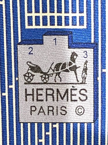 Hermes blue 645695 100 - hermes, 100%