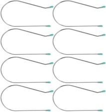 8Pcs Silver Hot Roller Clips