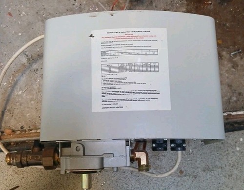 Andrews water heater - water,