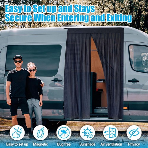 Van side door screen - van,