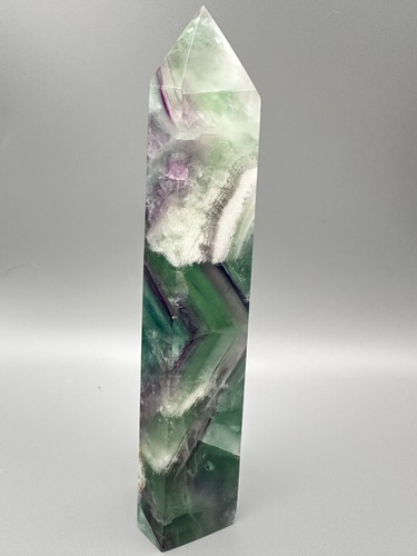 Crystal tower fluorite pillar - tower,