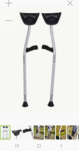Comfycrutch standard crutches - comfycrutch,