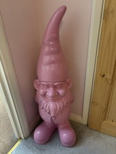Giant Pink Standing Gnome