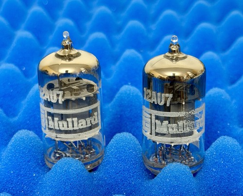 Two iec mullard ecc82 12au7 - mullard,