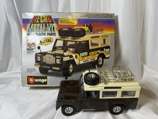 Rare Burago 1:25 Landrover Defender Diecast Metal Model Kit Vintage Toy Set