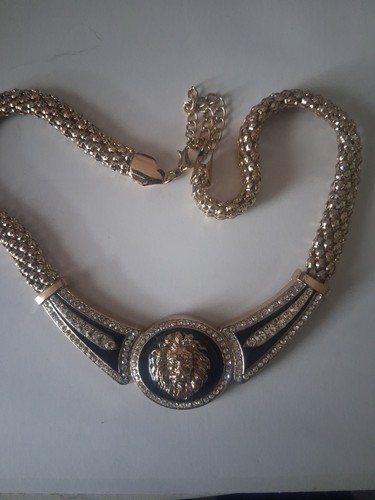 Vintage versace style - vintage, lion