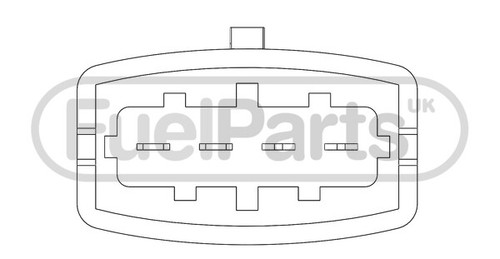 Air mass sensor fits opel - air,