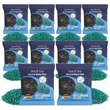 Mouse & Rat Poison Strongest Available 50g Sachets Single Feed Kill Grain Bait