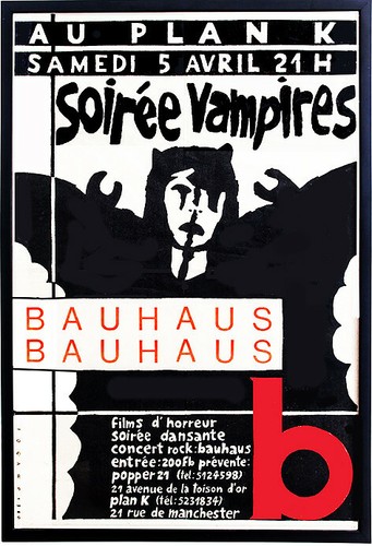 Bauhaus band poster - bauhaus,