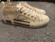 Christian Dior B23 White Oblique Low Top Trainers