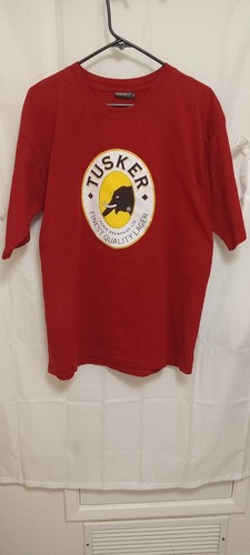 Tusker lager tee shirt mens - lager,