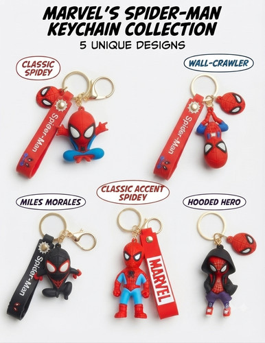 Spider man keychain - spider‑man,