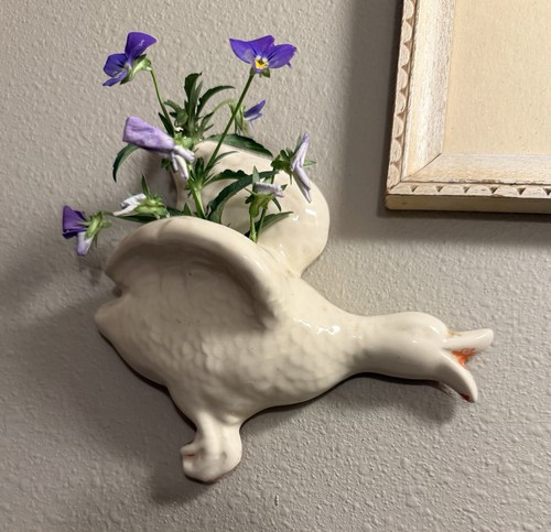 Vintage white ceramic - vintage, flying
