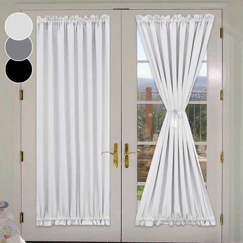 French door curtain with - door,