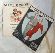 sheet music - 2x NELSON EDDY &