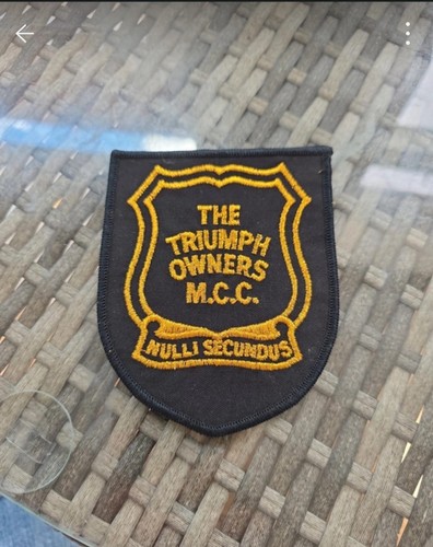 Triumph owners woven cloth - triumph,