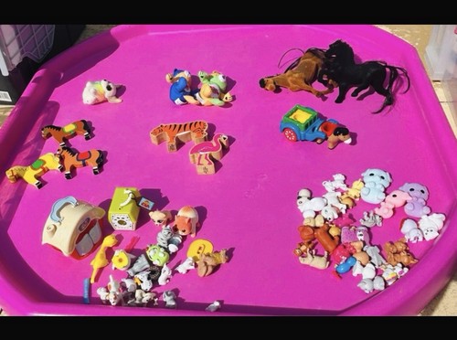 Bundle toy figure animals dog - animals,