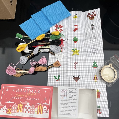 Cross stitch advent - cross,