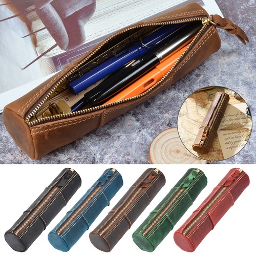 Vintage leather pencil - pencil, case